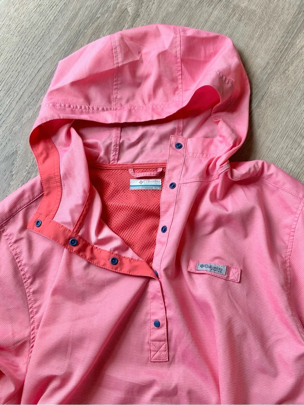 Columbia Hooded Pullover Lightweight Jacket Women's XL